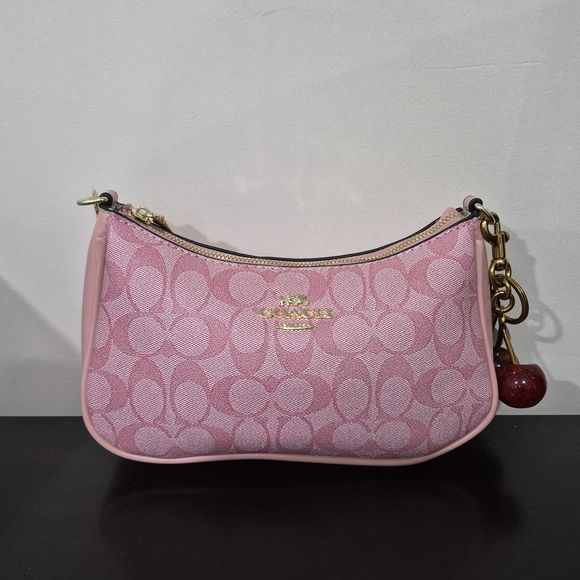 Coach Handbags - Coach Pink Teri Purse